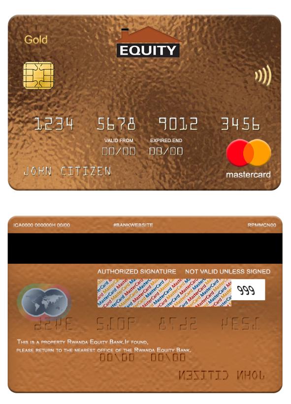 Rwanda Equity Bank mastercard